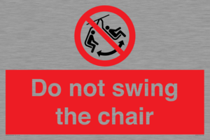 PV7651: Do not swing the chair