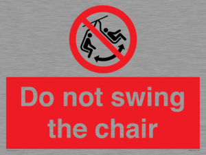 PV7651: Do not swing the chair