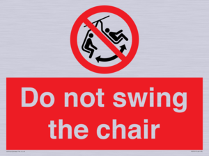 PV7651: Do not swing the chair