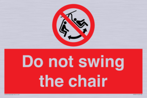 PV7651: Do not swing the chair