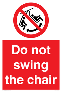 PV7651: Do not swing the chair
