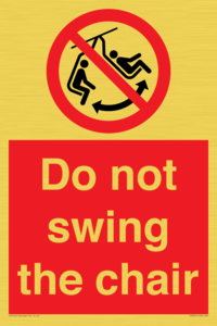 PV7651: Do not swing the chair