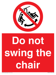 PV7651: Do not swing the chair
