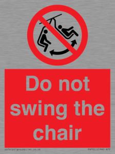 PV7651: Do not swing the chair
