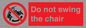 PV7651: Do not swing the chair