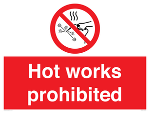 PV7652: Hot works prohibited