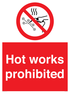 PV7652: Hot works prohibited