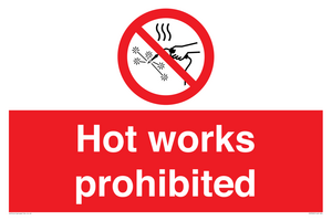 PV7652: Hot works prohibited
