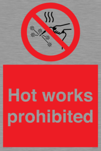 PV7652: Hot works prohibited