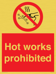 PV7652: Hot works prohibited