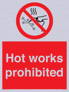 PV7652: Hot works prohibited