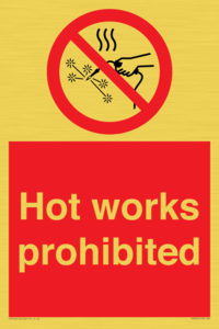 PV7652: Hot works prohibited