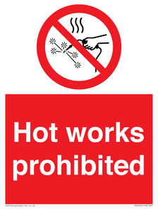 PV7652: Hot works prohibited