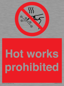 PV7652: Hot works prohibited