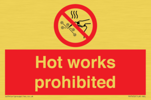 PV7652: Hot works prohibited
