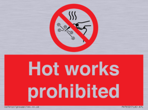 PV7652: Hot works prohibited