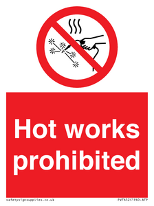 PV7652: Hot works prohibited