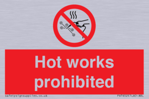 PV7652: Hot works prohibited