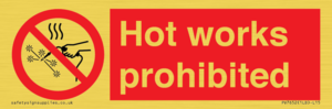 PV7652: Hot works prohibited