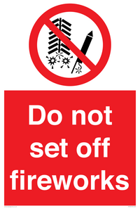 PV7653: Do not set off fireworks