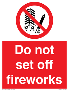 PV7653: Do not set off fireworks