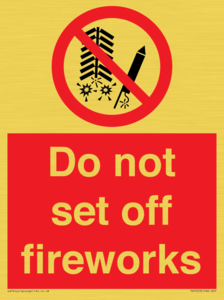 PV7653: Do not set off fireworks