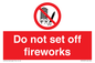 PV7653: Do not set off fireworks