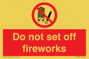 PV7653: Do not set off fireworks