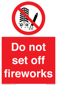 PV7653: Do not set off fireworks