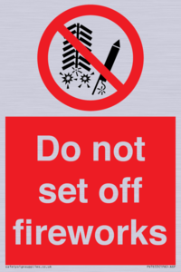 PV7653: Do not set off fireworks