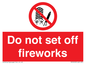 PV7653: Do not set off fireworks