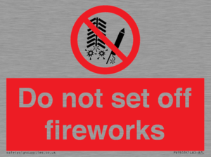 PV7653: Do not set off fireworks