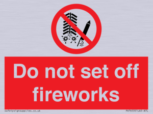 PV7653: Do not set off fireworks