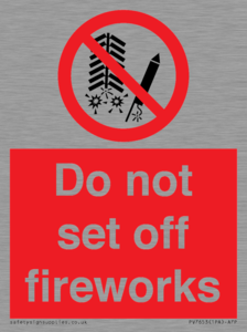 PV7653: Do not set off fireworks