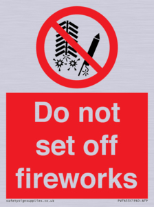 PV7653: Do not set off fireworks