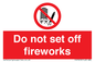 PV7653: Do not set off fireworks