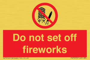 PV7653: Do not set off fireworks
