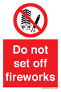 PV7653: Do not set off fireworks