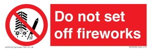 PV7653: Do not set off fireworks