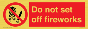 PV7653: Do not set off fireworks