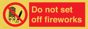 PV7653: Do not set off fireworks