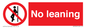 PV7654: No leaning
