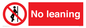PV7654: No leaning