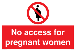 PV7655: No access for pregnant women