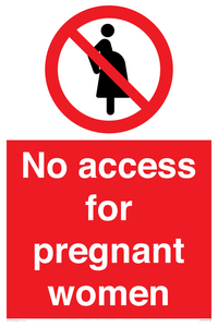 PV7655: No access for pregnant women
