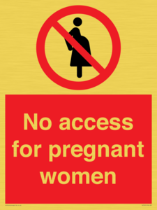 PV7655: No access for pregnant women