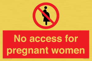 PV7655: No access for pregnant women