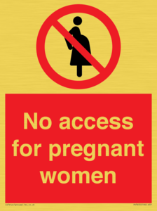 PV7655: No access for pregnant women
