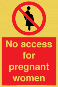 PV7655: No access for pregnant women