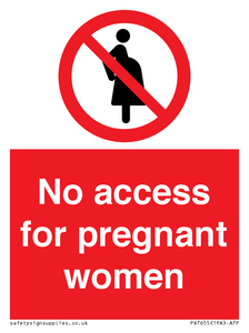 PV7655: No access for pregnant women